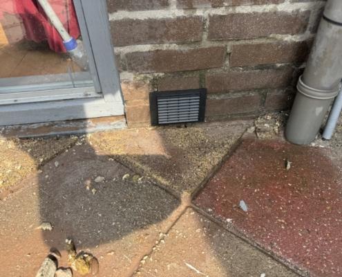 Kruipruimte ventilatie in Bleiswijk