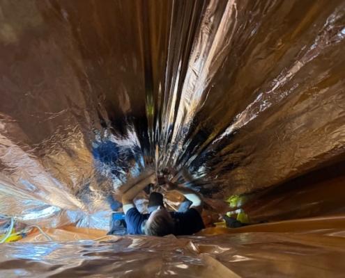 Stank verholpen door kruipruimte ventilatie in Papendrecht