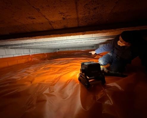 Kruipruimte ventilatie verhelpt vochtproblemen in Vught